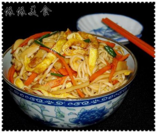 三丝炒面的做法