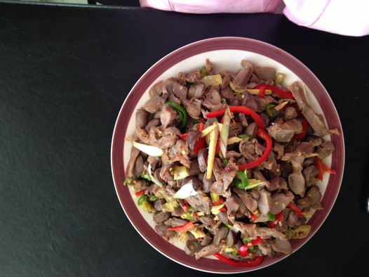 麻辣鸡胗的做法