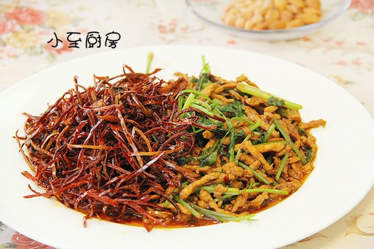 香辣肉丝(肉丝辣椒分离版)的做法