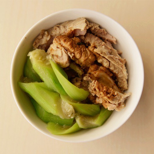 排骨丝瓜饭的做法