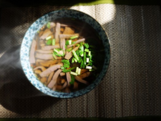 鸭血汤的做法