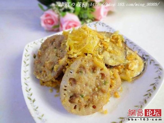 炸藕饼的做法