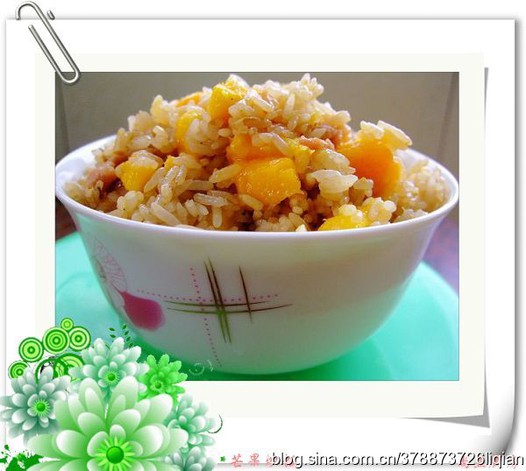 香芒果炒饭的做法