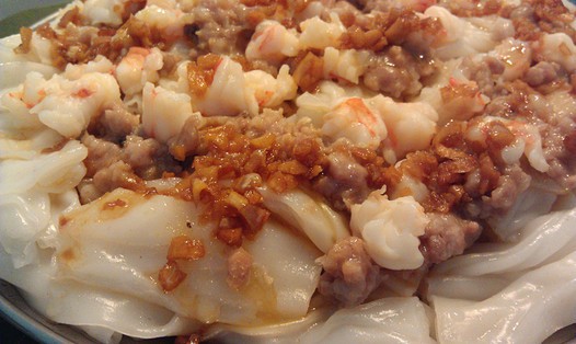 肉末虾仁陈村粉的做法
