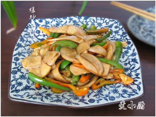 爆炒杏鲍菇的做法