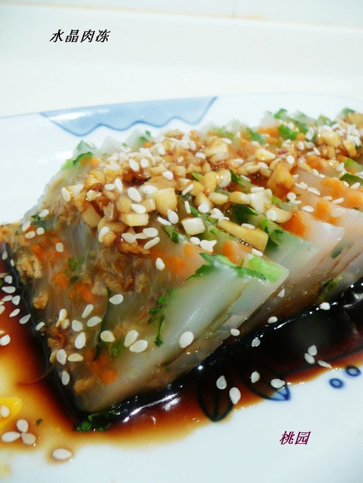 水晶肉冻的做法