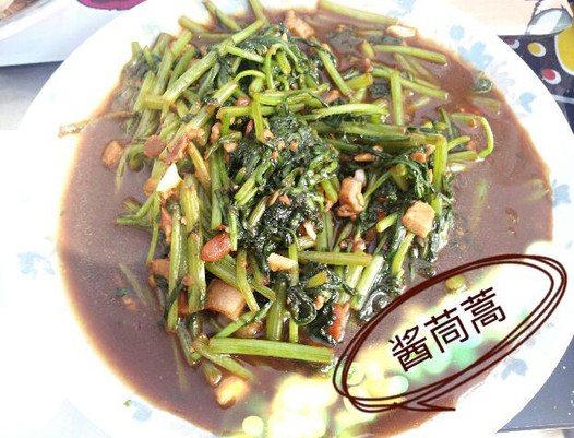 酱茼蒿的做法