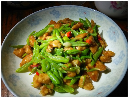 四季豆炒肉的做法