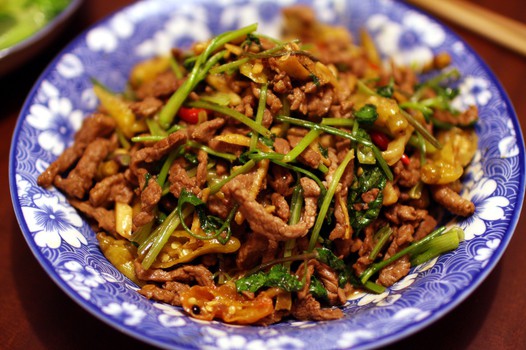 野山椒牛肉丝的做法