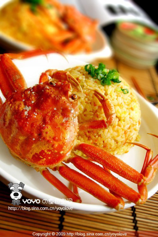 蟹味炒饭的做法