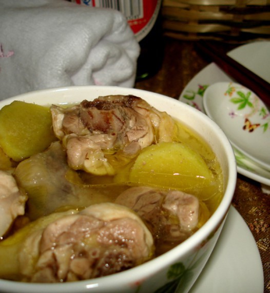 酒煮鸡的做法