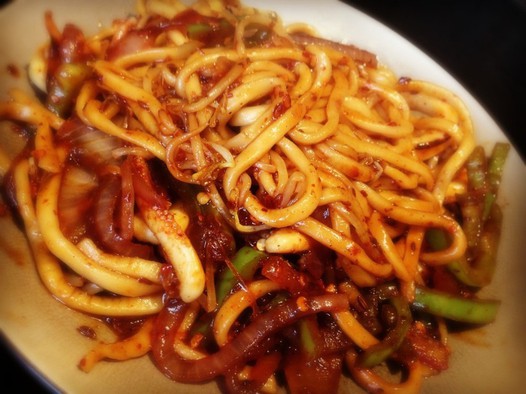 怪味炒面的做法