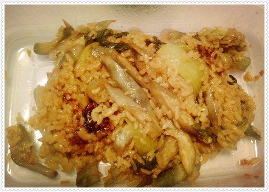茄子焖饭(电饭锅简易版)的做法