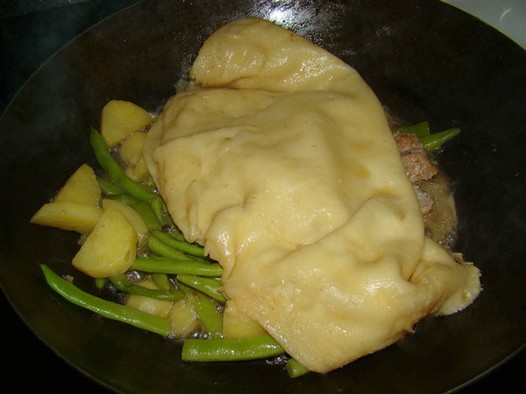 豆角烀饼的做法