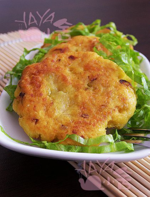 鸡蓉玉米饼的做法