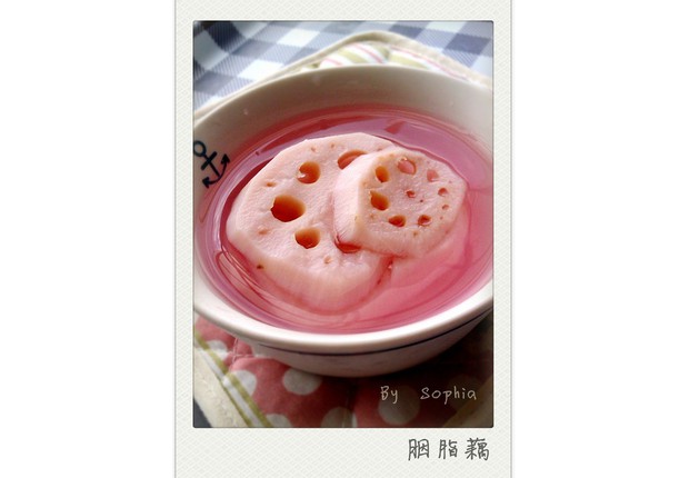 胭脂藕的做法
