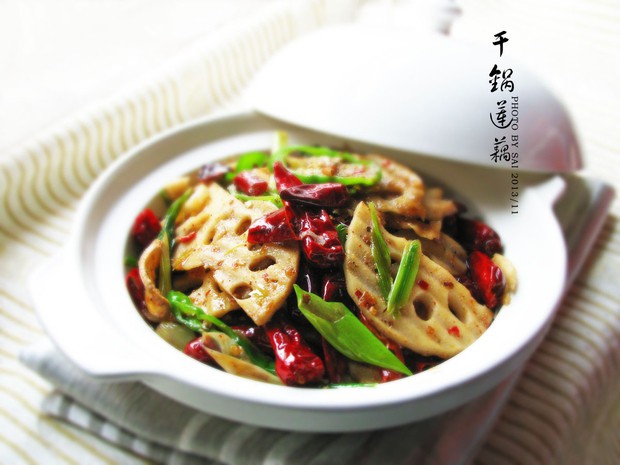 干锅莲藕的做法