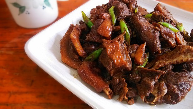 青椒豆豉鸭的做法