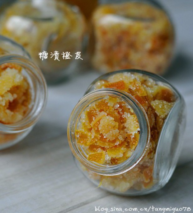 糖渍橙皮的做法