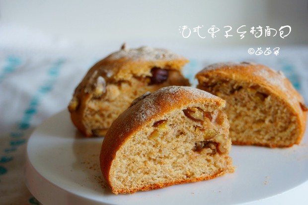 法式栗子乡村面包的做法