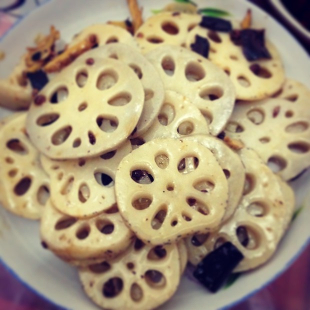 呛藕片的做法