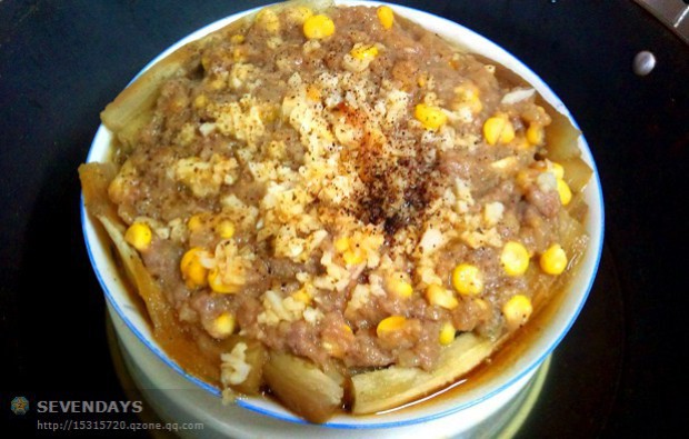 肉末蒸茄子的做法