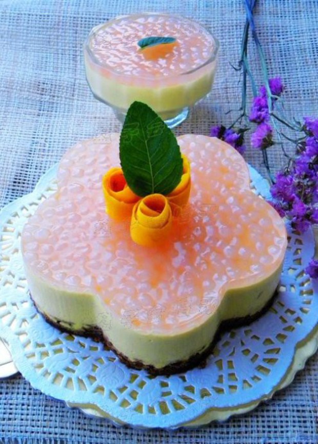 西米芒果乳酪慕斯的做法