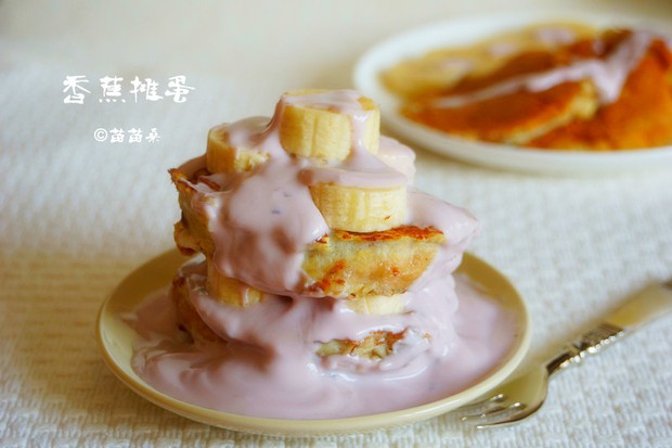 香蕉摊蛋的做法