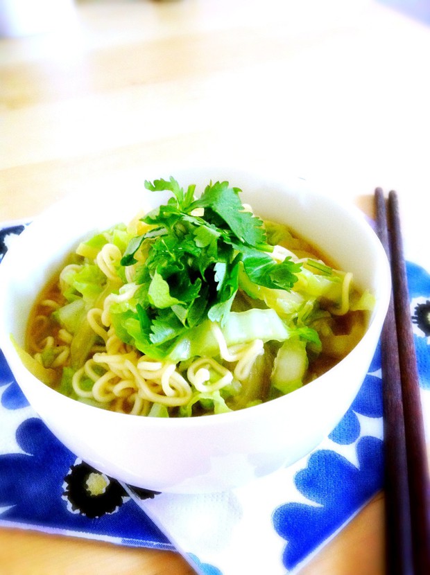白菜炝锅面的做法
