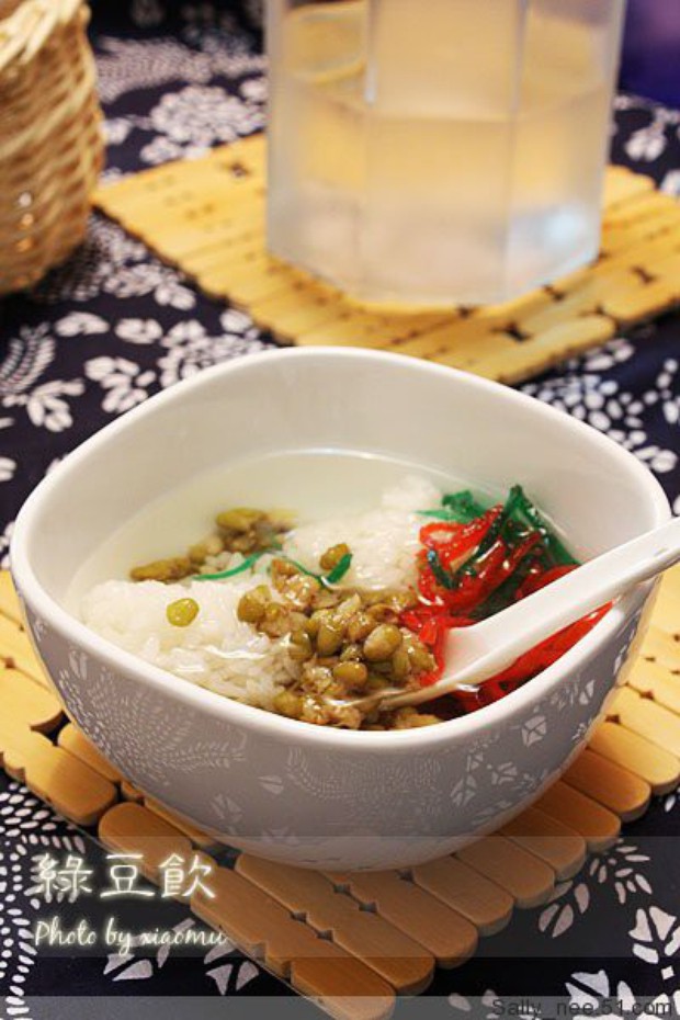 冰爽绿豆饮的做法
