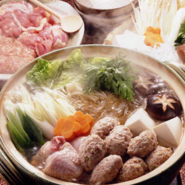 鶏団子鍋(鸡丸子锅)的做法