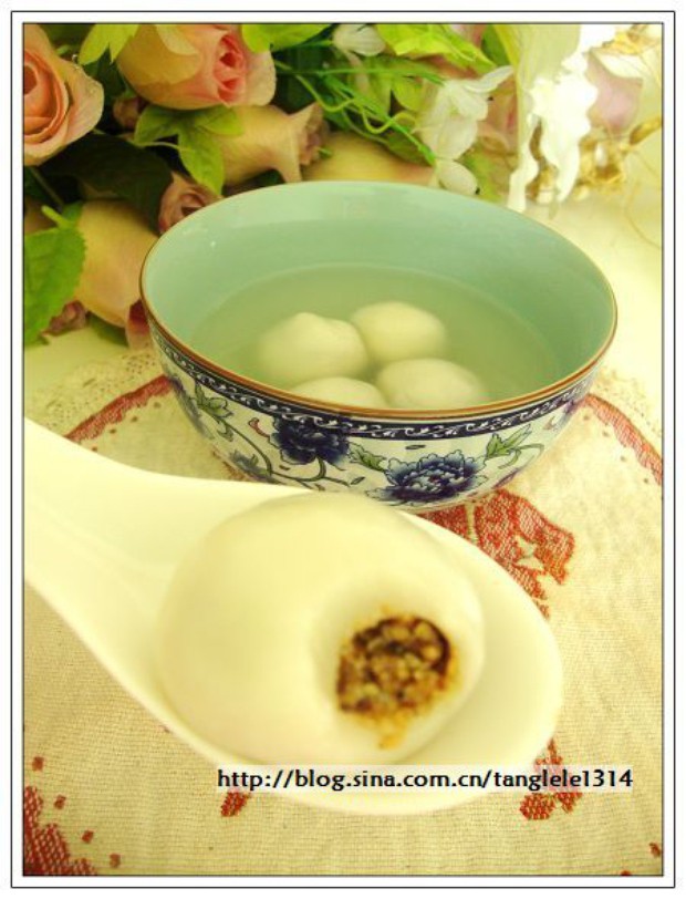 白芝麻汤圆的做法
