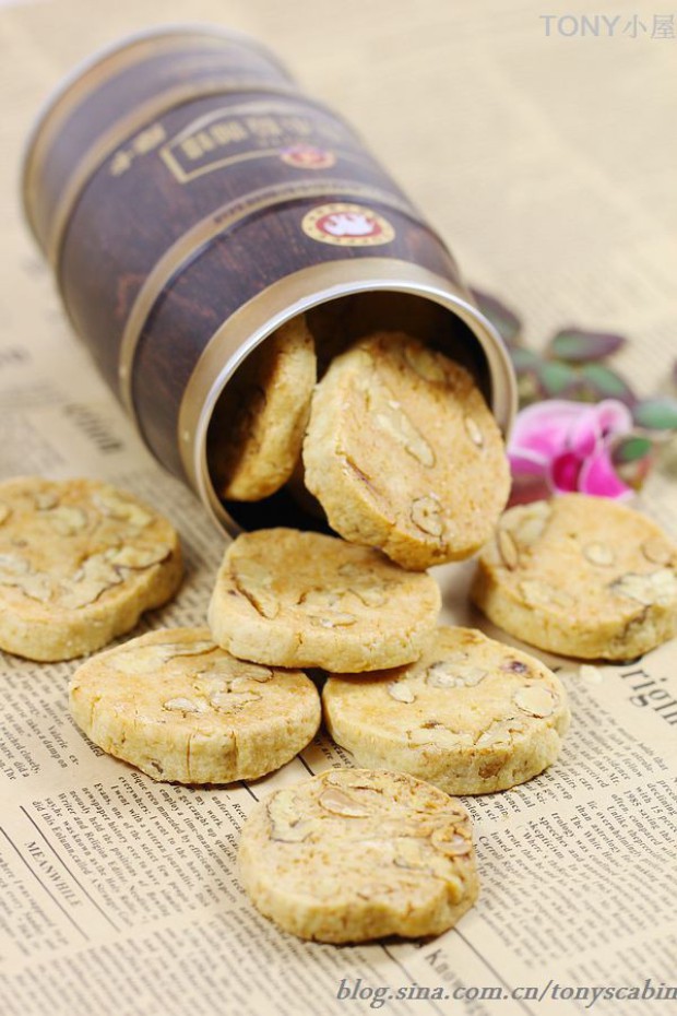 核桃杏仁黄油饼干的做法