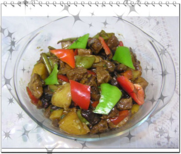 蘑菇烧肉的做法
