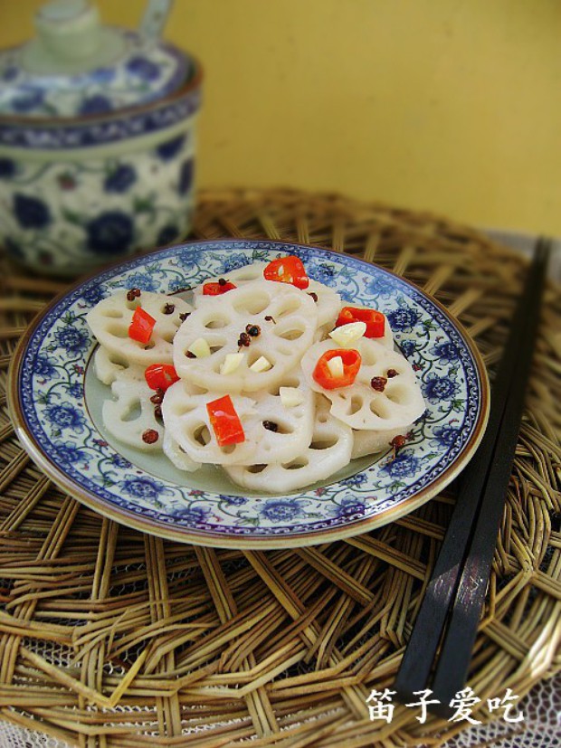 酸麻藕片的做法
