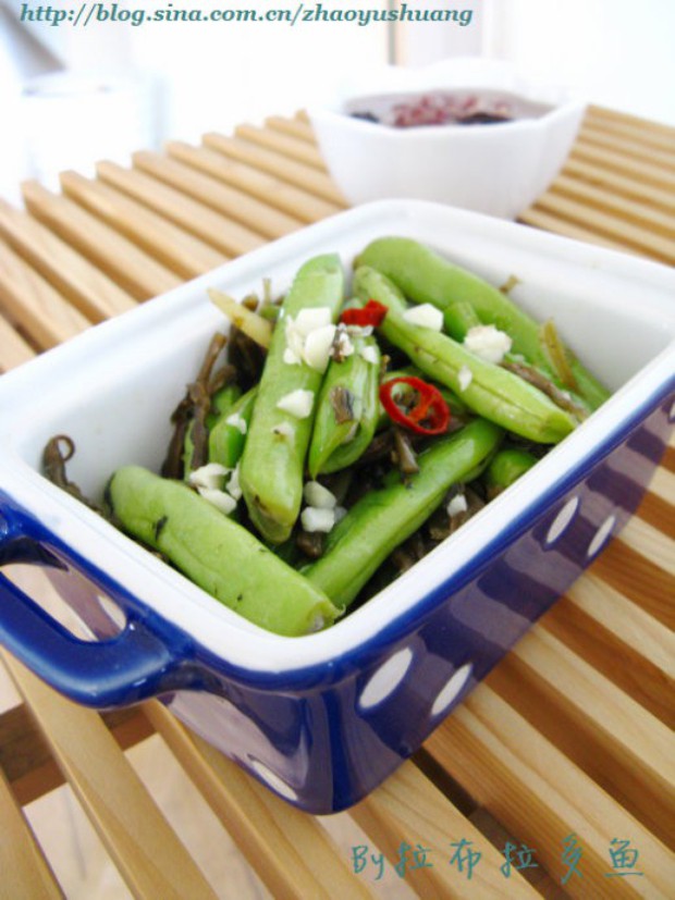 芽菜豆角的做法