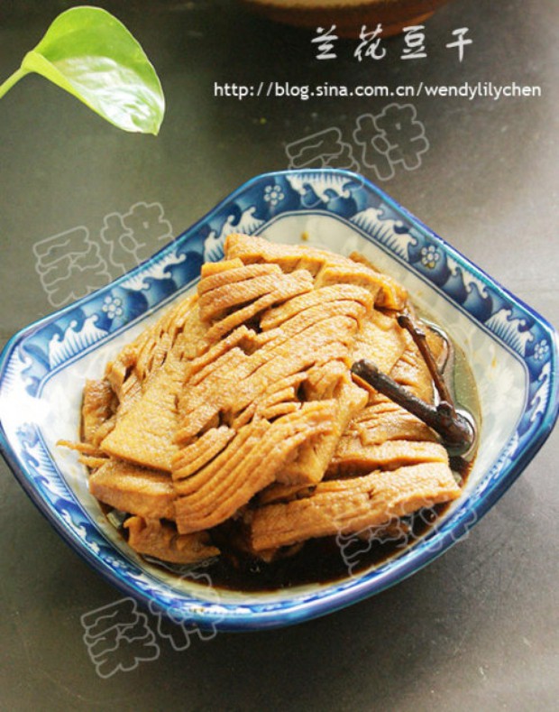 兰花豆干的做法