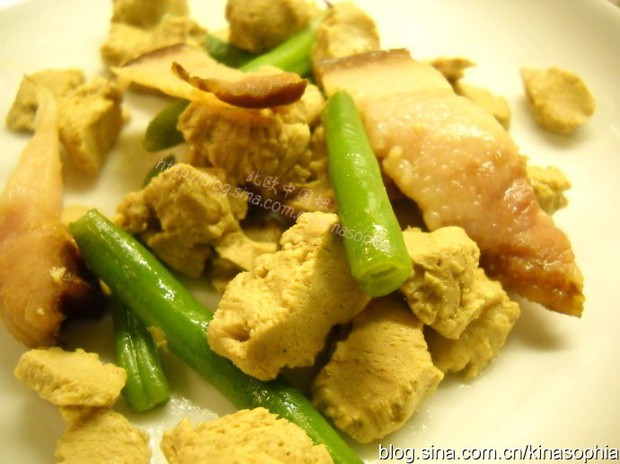 芬兰豆腐干炒瑞典熏肉的做法