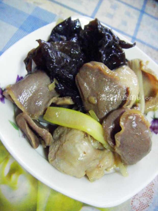 原味清炒鸡胗的做法