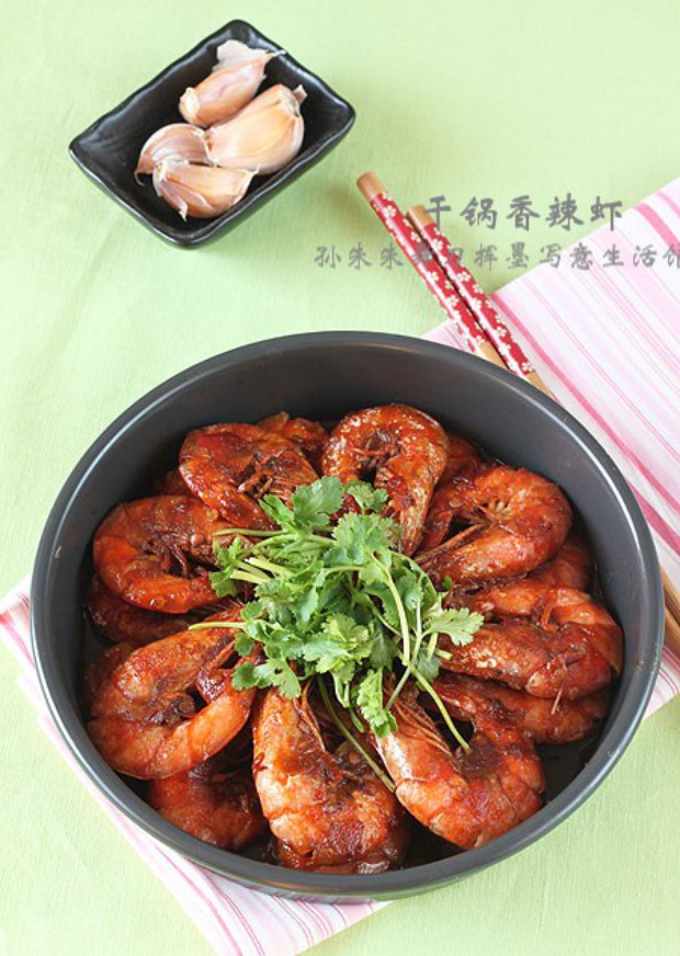 干锅香辣虾的做法