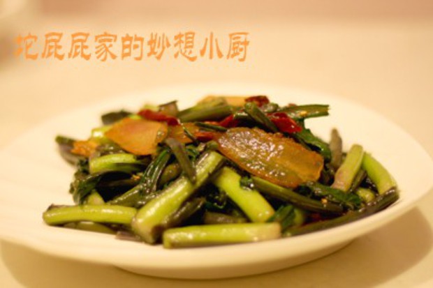 腊肉炒菜苔的做法