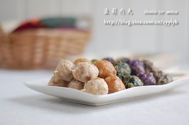 五彩肉丸的做法