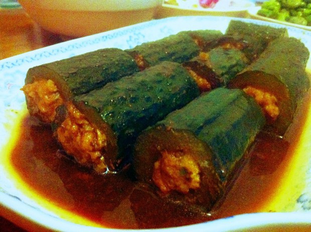 黄瓜灌肉(黄瓜包肉)的做法