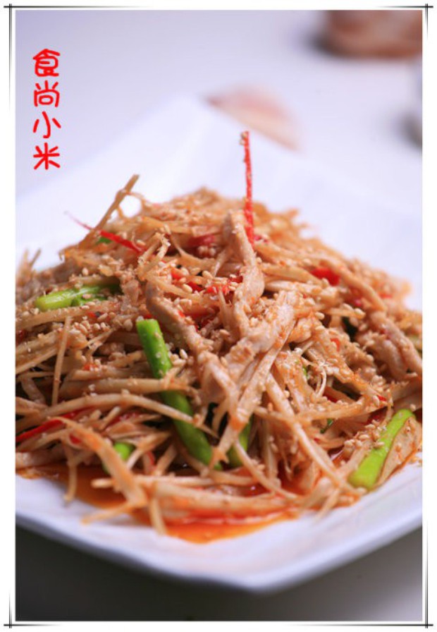 鱼香牛蒡丝的做法