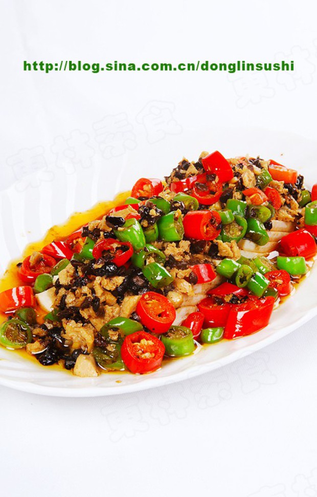 豉椒蒸千叶豆腐的做法