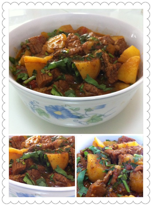 番茄土豆炖牛肉(快捷版)的做法