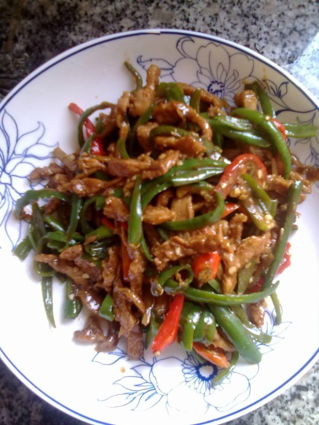 青椒牛肉丝的做法