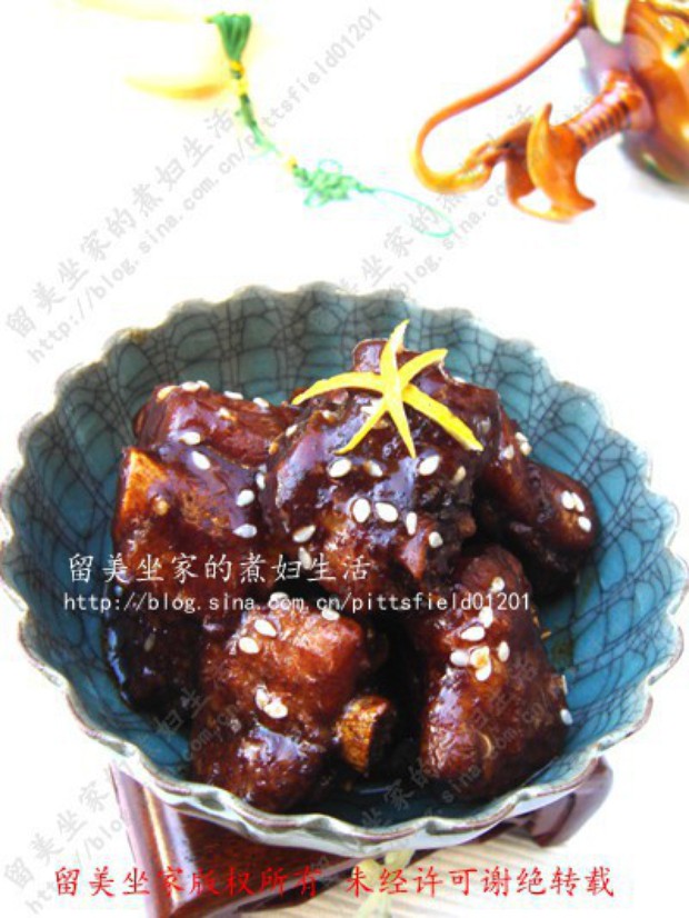 九制橙香仔排的做法