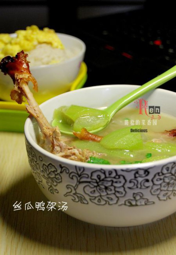丝瓜鸭汤的做法