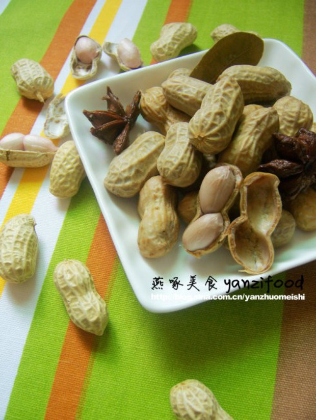 卤煮花生的做法